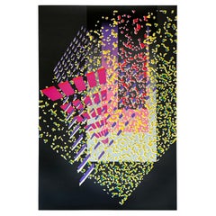 1989 Serigrafia postmoderna "A Space" di George Palmer