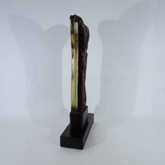 1989 Riccardo Licata for Berengo Arts Murano Glass "Alfabeto" Sculpture Signed