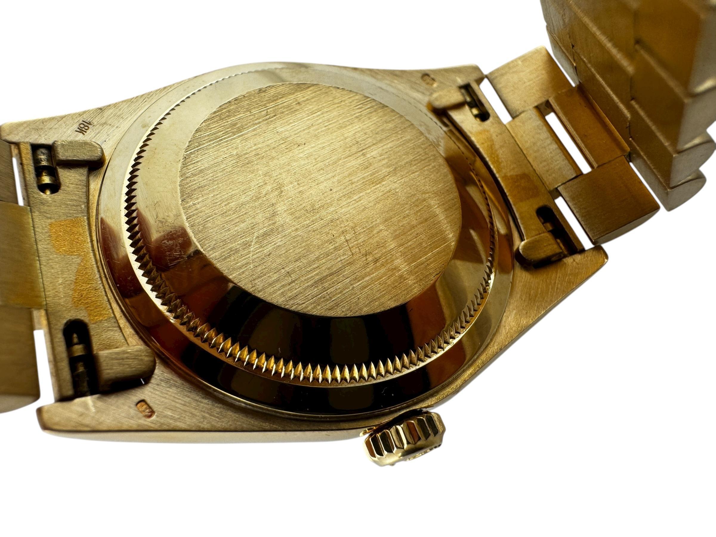 1989 Reloj de caballero Rolex President Day Date 18238 de oro amarillo de 18 quilates #23710 en venta 2