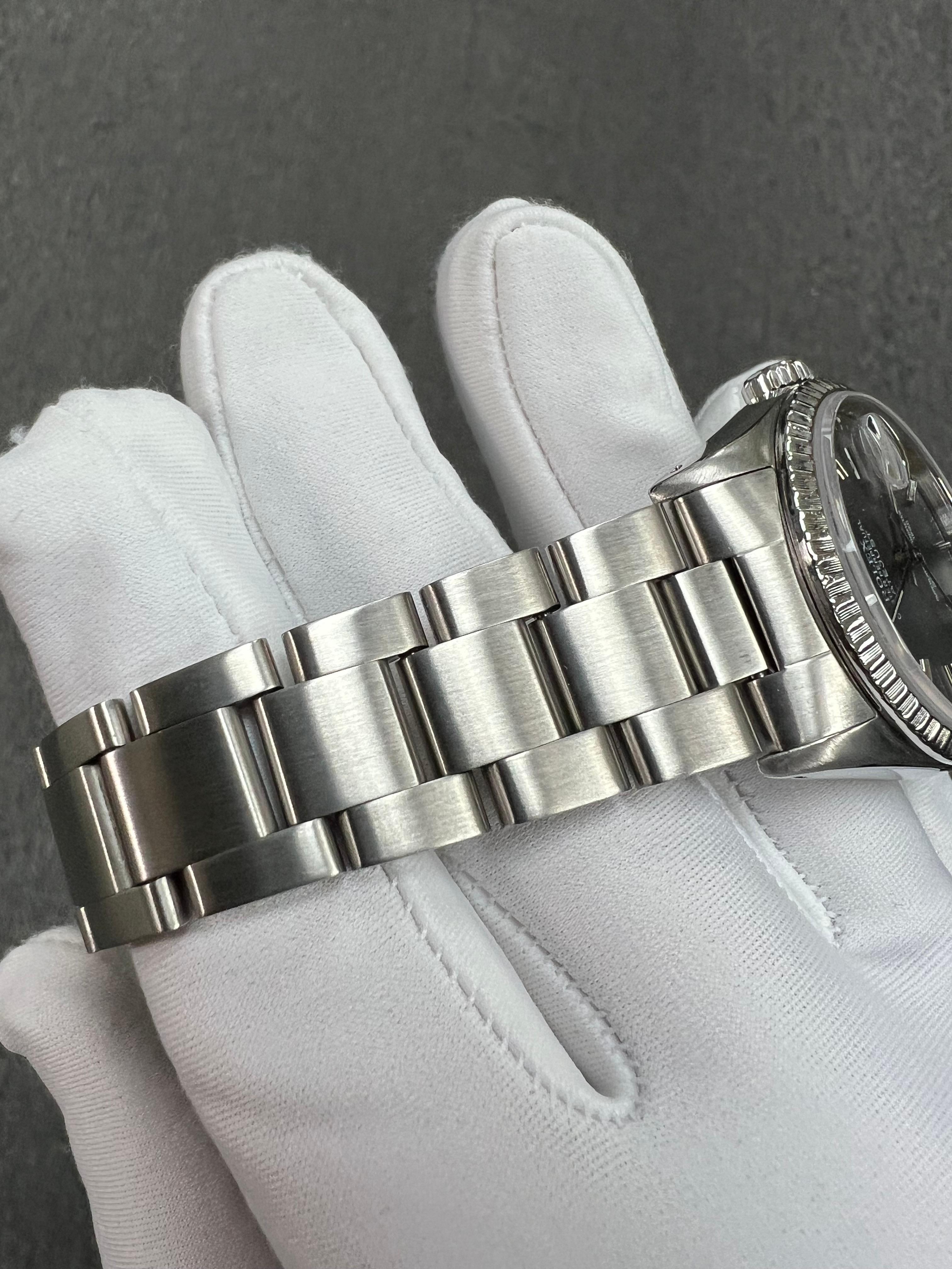 1989 Rolex Datejust Oyster Perpetual Gray Zifferblatt Edelstahl-Uhr 5