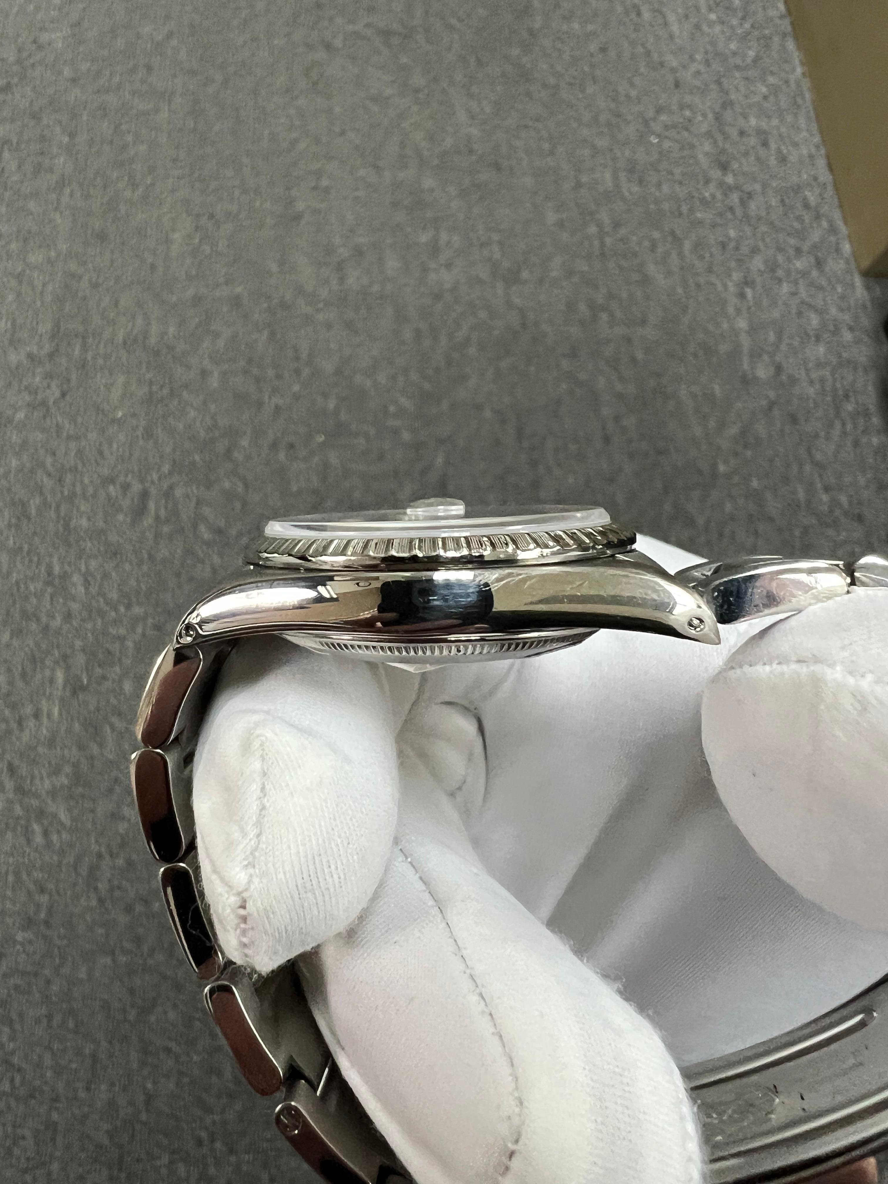 1989 Rolex Datejust Oyster Perpetual Gray Zifferblatt Edelstahl-Uhr 2