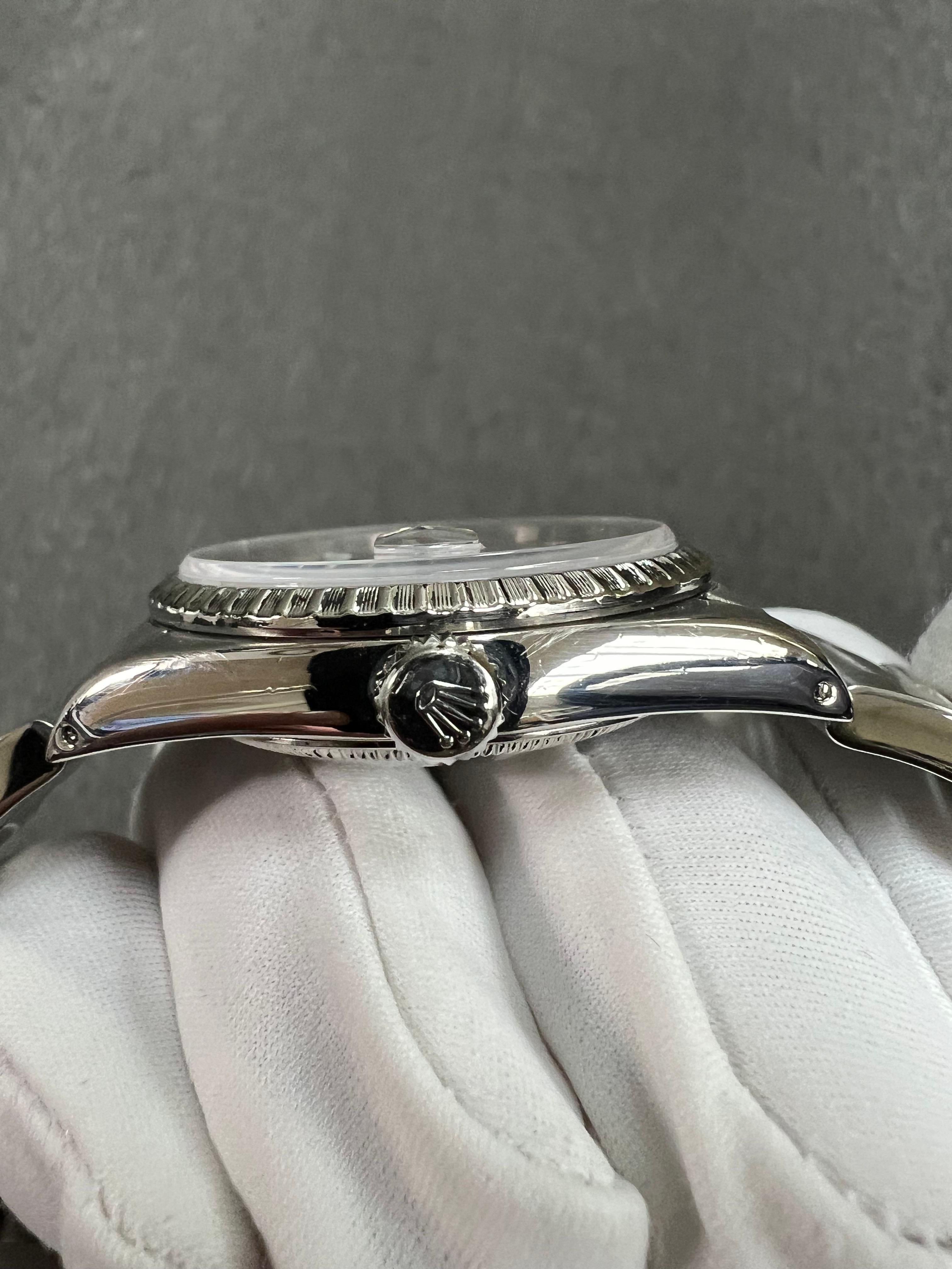 1989 Rolex Datejust Oyster Perpetual Gray Zifferblatt Edelstahl-Uhr 3