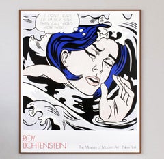 1989 Roy Lichtenstein - Drowning Girl - Museum of Modern Art New York Poster
