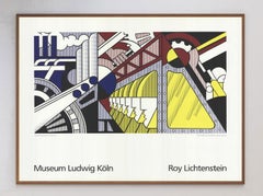 1989 Roy Lichtenstein - Museum Ludwig Koln Original Vintage Poster