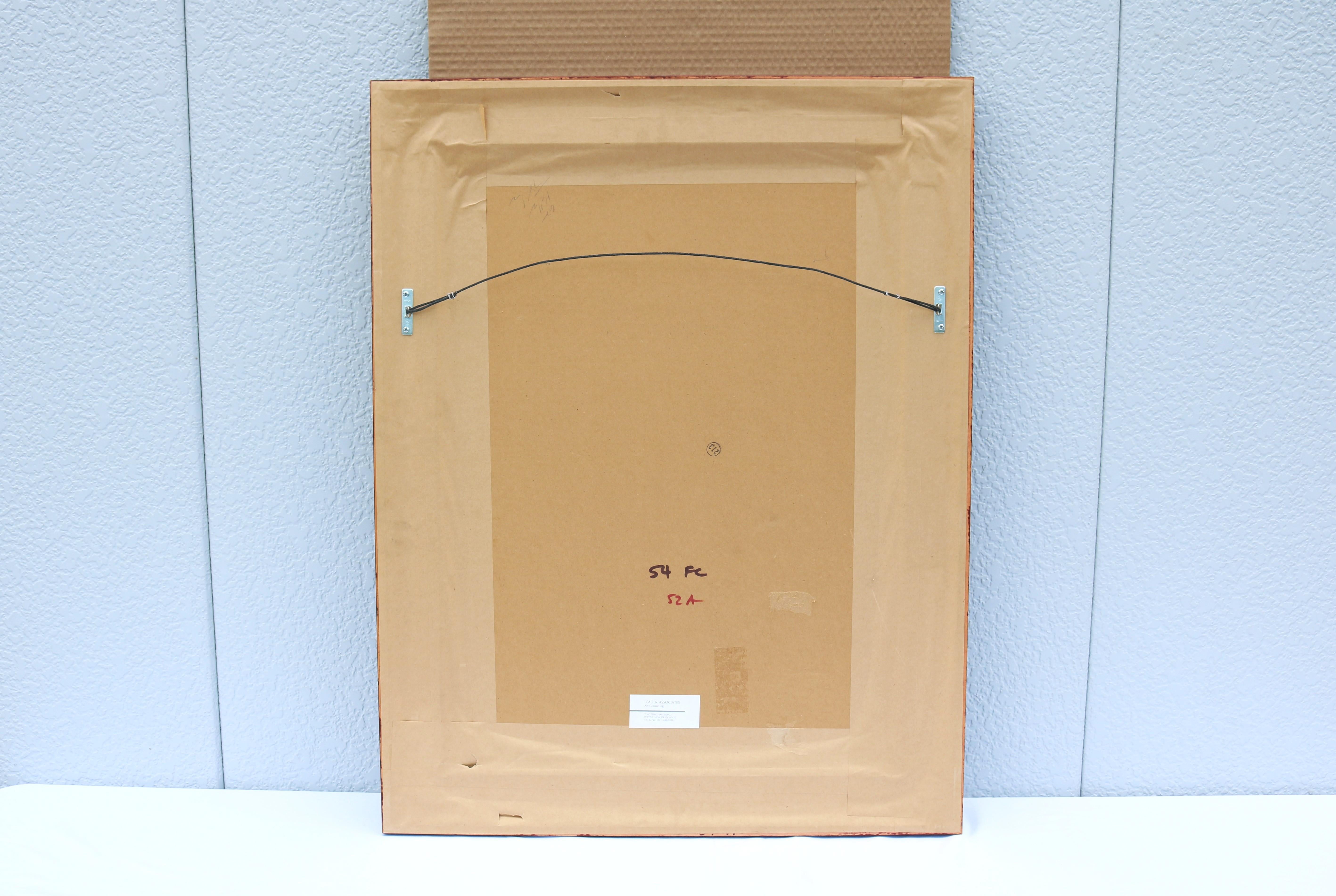 1989 Sally Brody Sendero Púrpura Tintas al agua Pintura monotipo Única en su género en venta 10