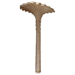1989 Serge Roche style Palm Wall Torchiere Floor Lamp