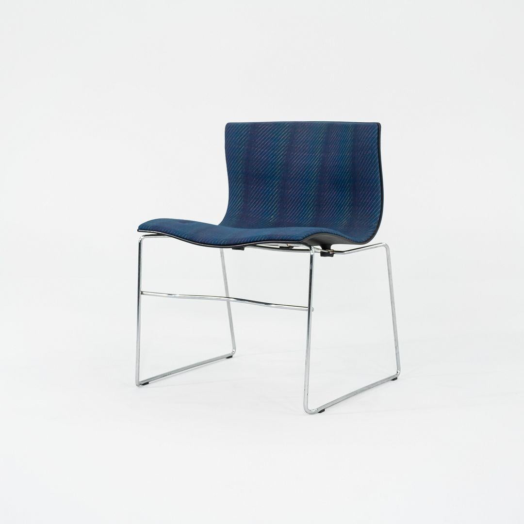 1989 Set di sei sedie da pranzo a fazzoletto di Lella e Massimo Vignelli per Knoll in vendita 3