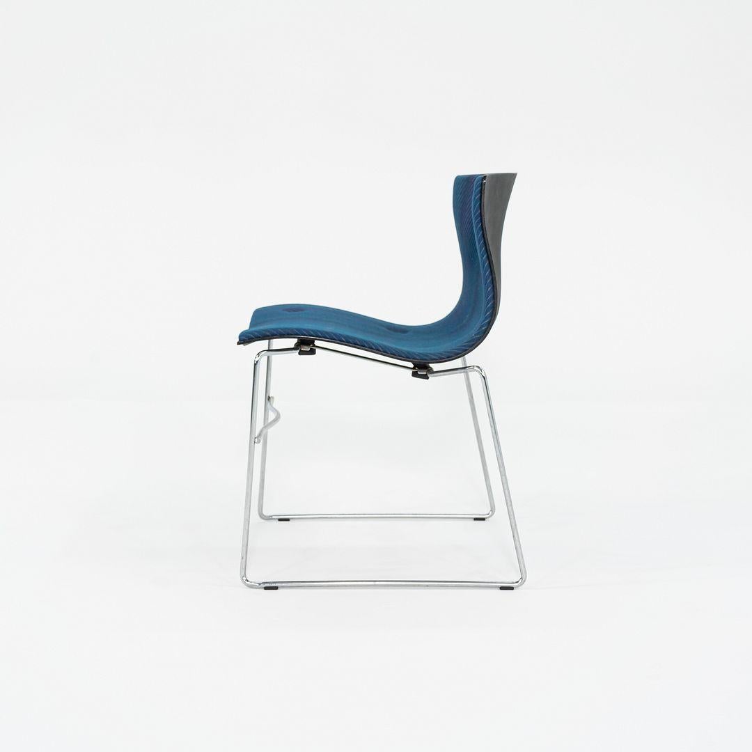 Moderno 1989 Set di sei sedie da pranzo a fazzoletto di Lella e Massimo Vignelli per Knoll in vendita