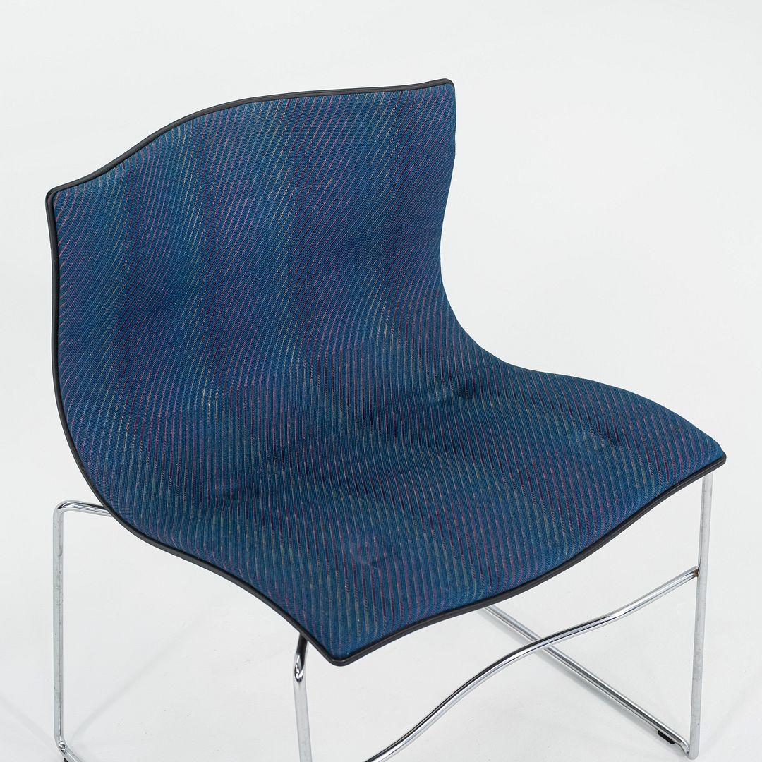 Fine XX secolo 1989 Set di sei sedie da pranzo a fazzoletto di Lella e Massimo Vignelli per Knoll in vendita
