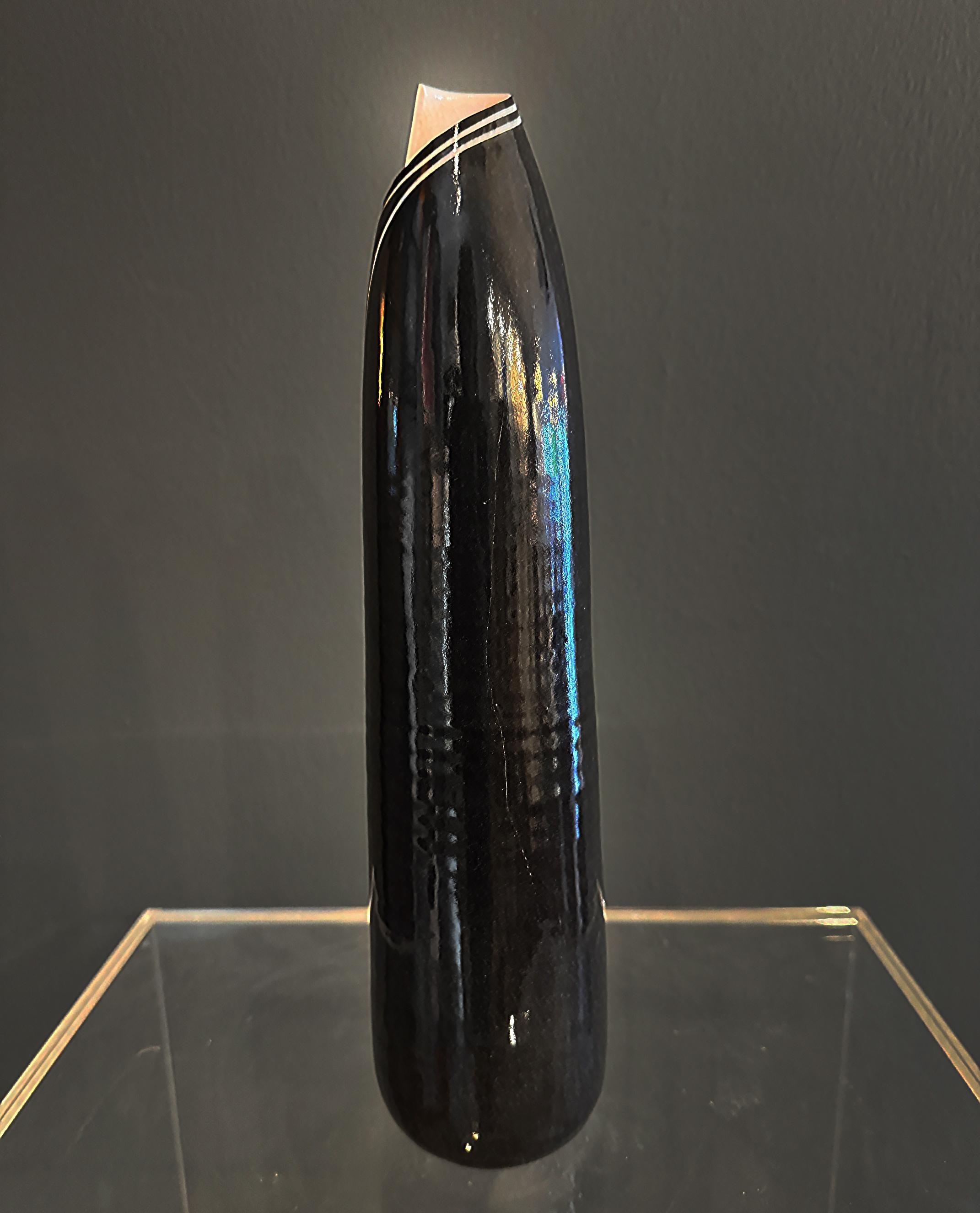 1989 Vaso alto Memphis Milano Style Studio Pottery In condizioni buone in vendita a Miami, FL