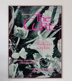 Affiche vintage originale The Cure - Oakland Coliseum, 1989