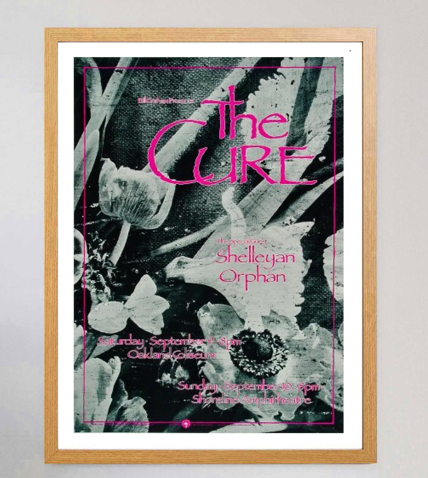 American 1989 The Cure - Oakland Coliseum Original Vintage Poster For Sale