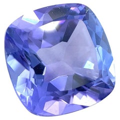 1.98ct Cushion Bluish Violet Tanzanite from Tanzania