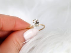 1.98ct Layla 14kt Gold Butter Champagne Sapphire Solitaire Ring