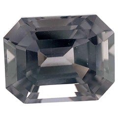 1.98ct Octagonal/Emerald Cut Grey Purple Spinel from Sri Lanka Unheated