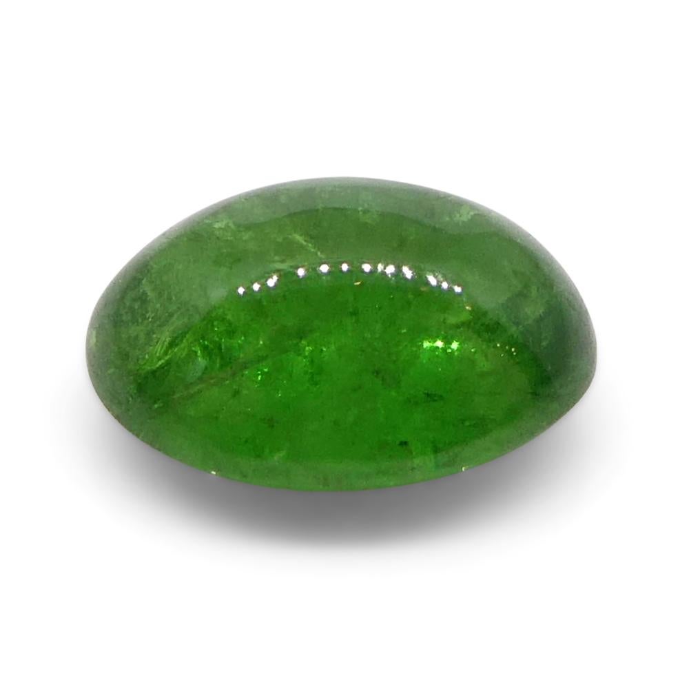 1.98ct Cabochon ovale de grenat tsavorite vert du Kenya, non chauffé en vente 4