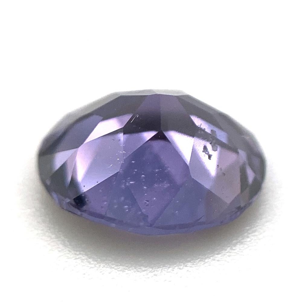 1.98ct Oval Purple Spinel GIA Certified Unheated For Sale 7