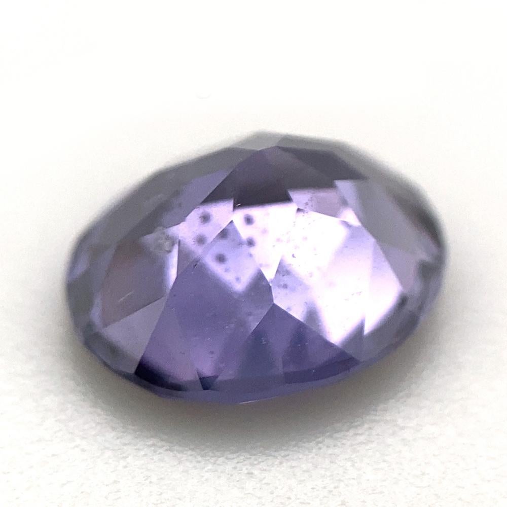 1.98ct Oval Purple Spinel GIA Certified Unheated For Sale 9