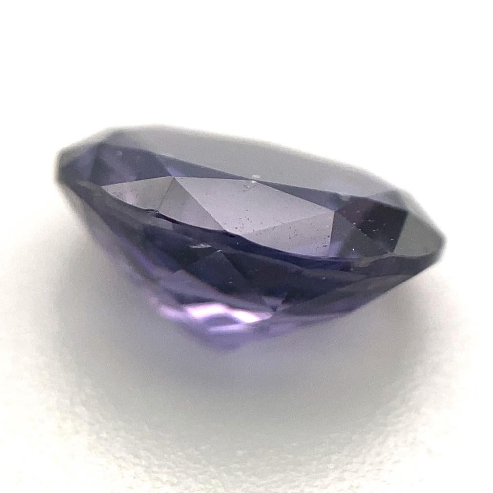 1.98ct Oval Purple Spinel GIA Certified Unheated For Sale 3