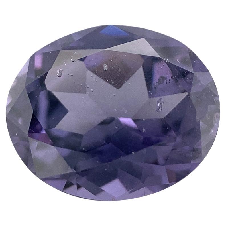 1.98ct Oval Purple Spinel GIA Certified Unheated For Sale