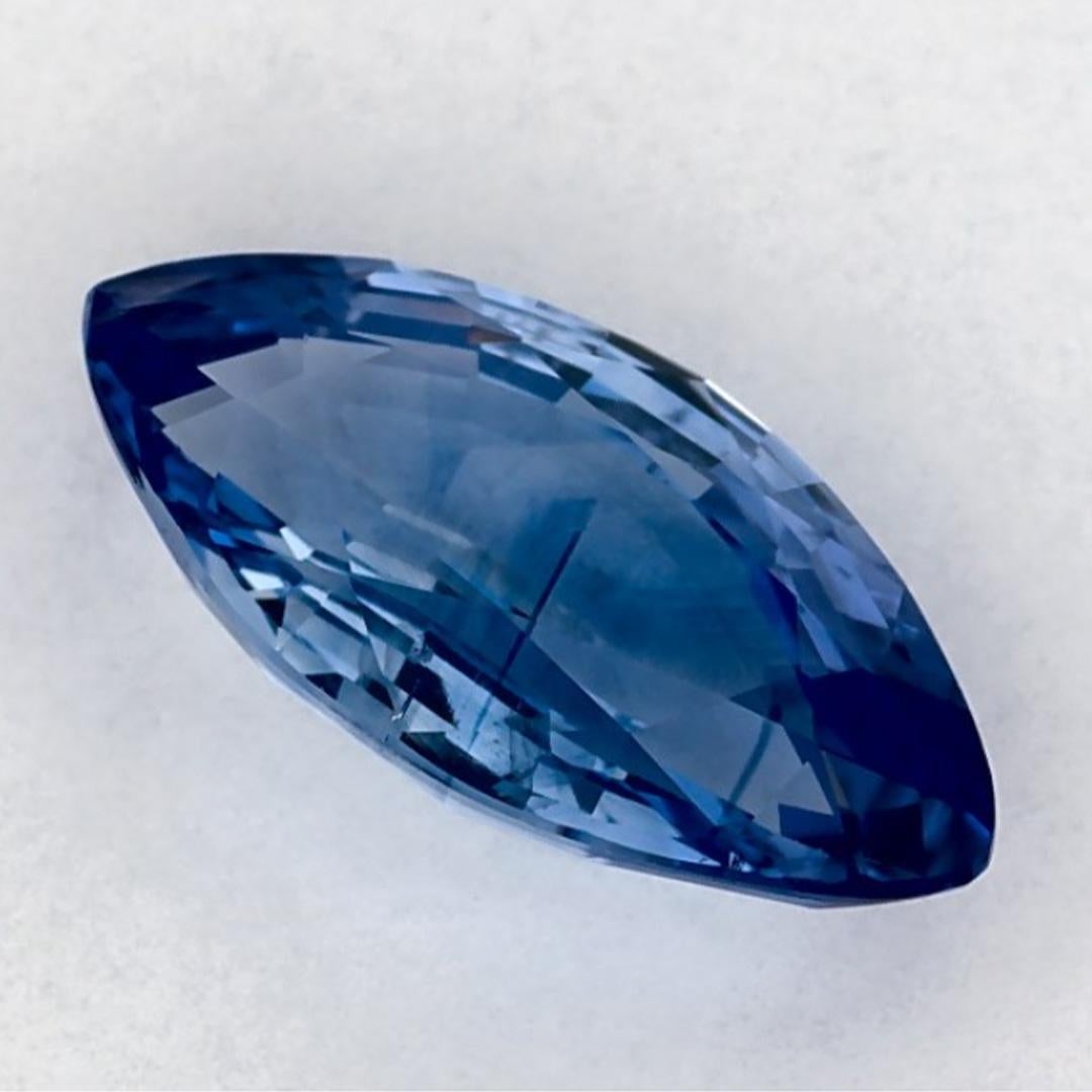 Gema suelta de zafiro azul marquesa de 1.99 qt en venta 1