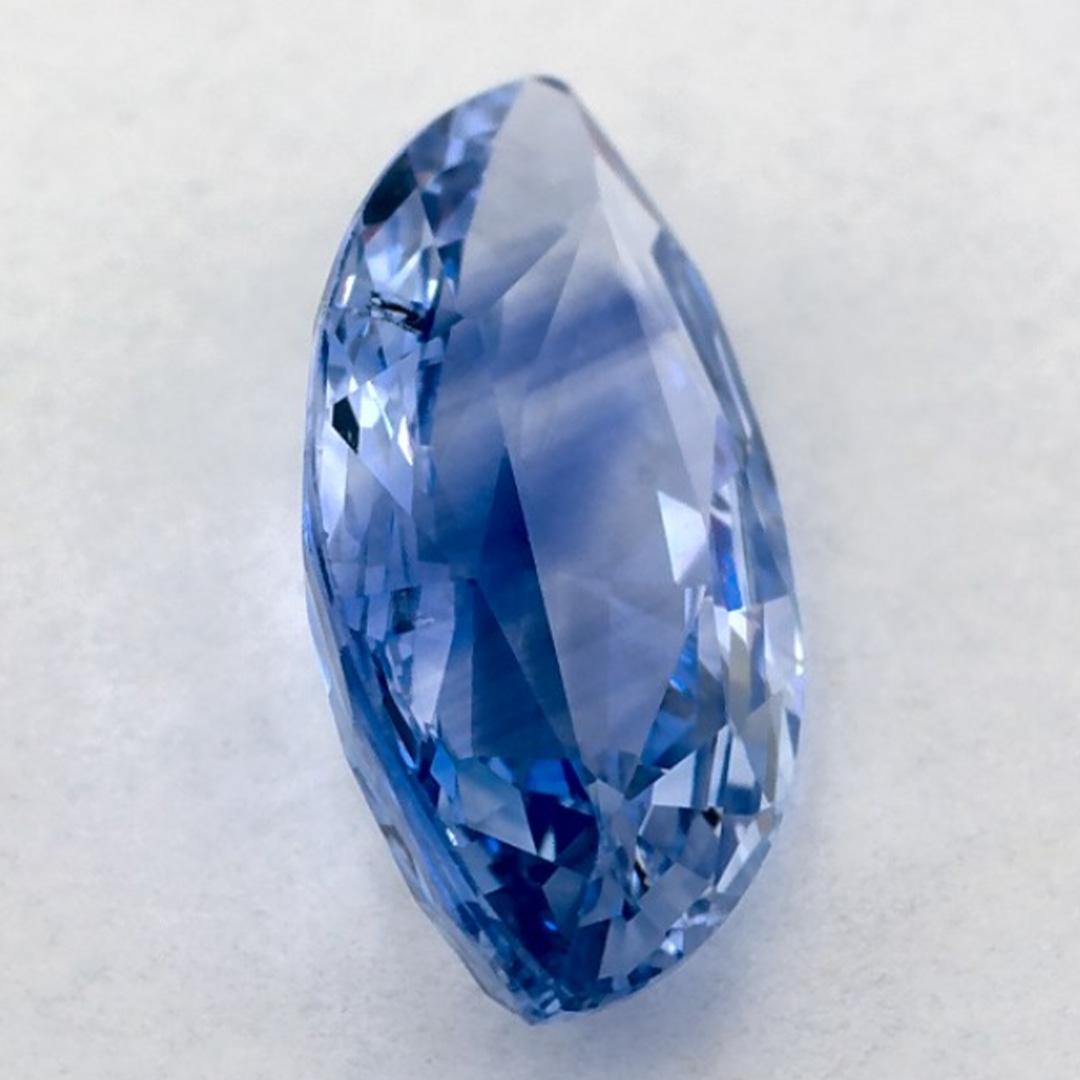Gema suelta de zafiro azul marquesa de 1.99 qt en venta 2