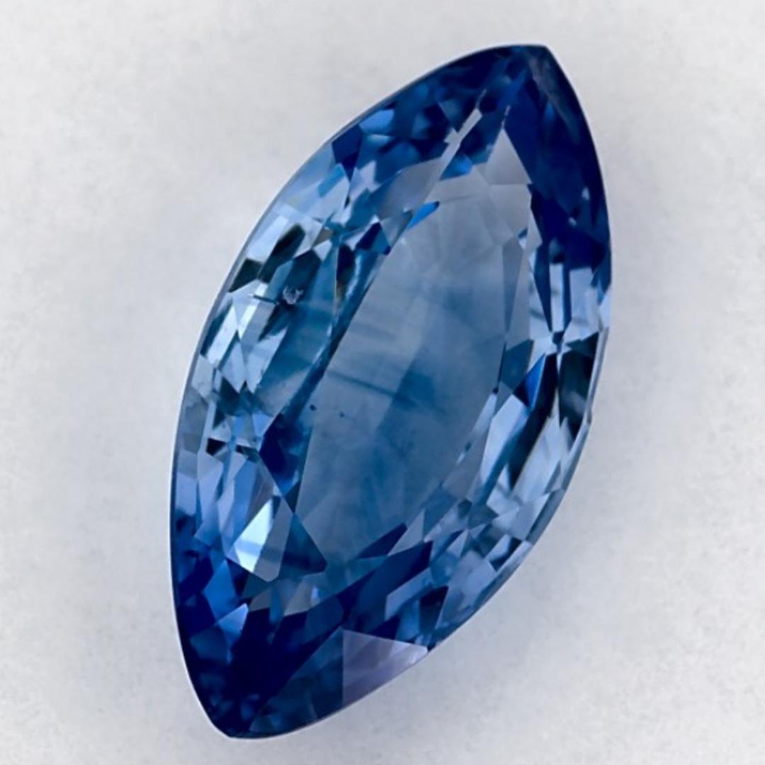 Gema suelta de zafiro azul marquesa de 1.99 qt en venta 2