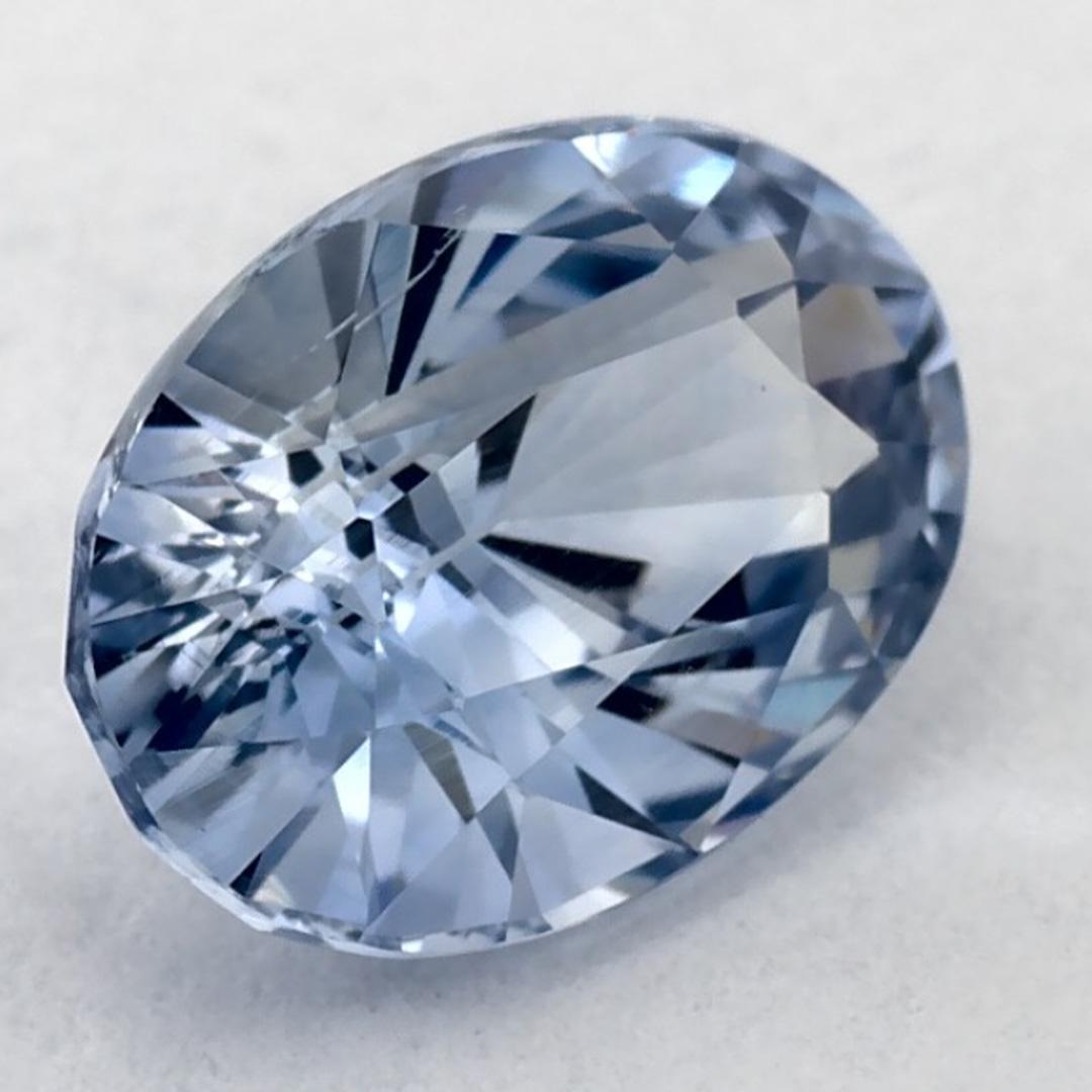 Taglio ovale 1.99 carati di zaffiro blu ovale sfuso in vendita