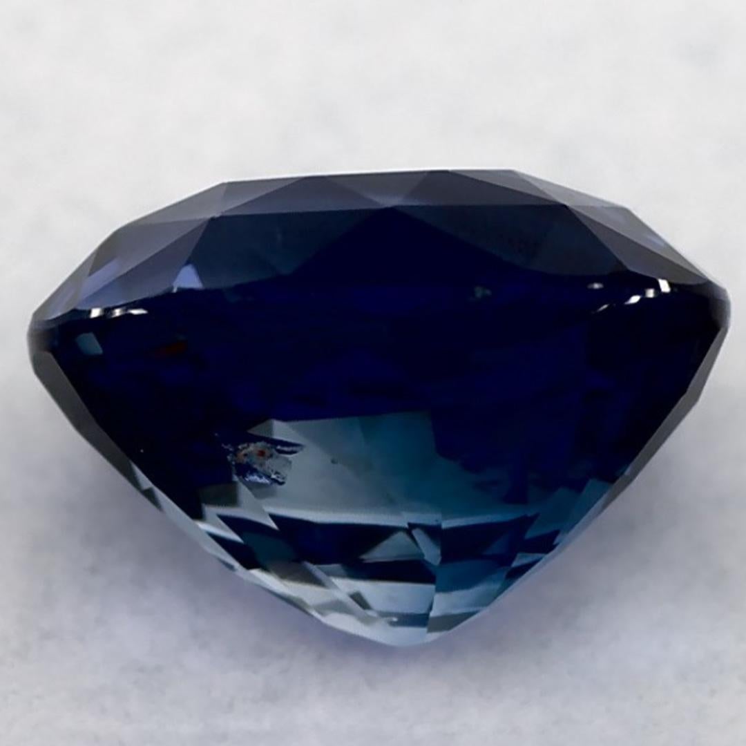 1.99 Ct Blue Sapphire Round Loose Gemstone im Zustand „Neu“ im Angebot in Fort Lee, NJ