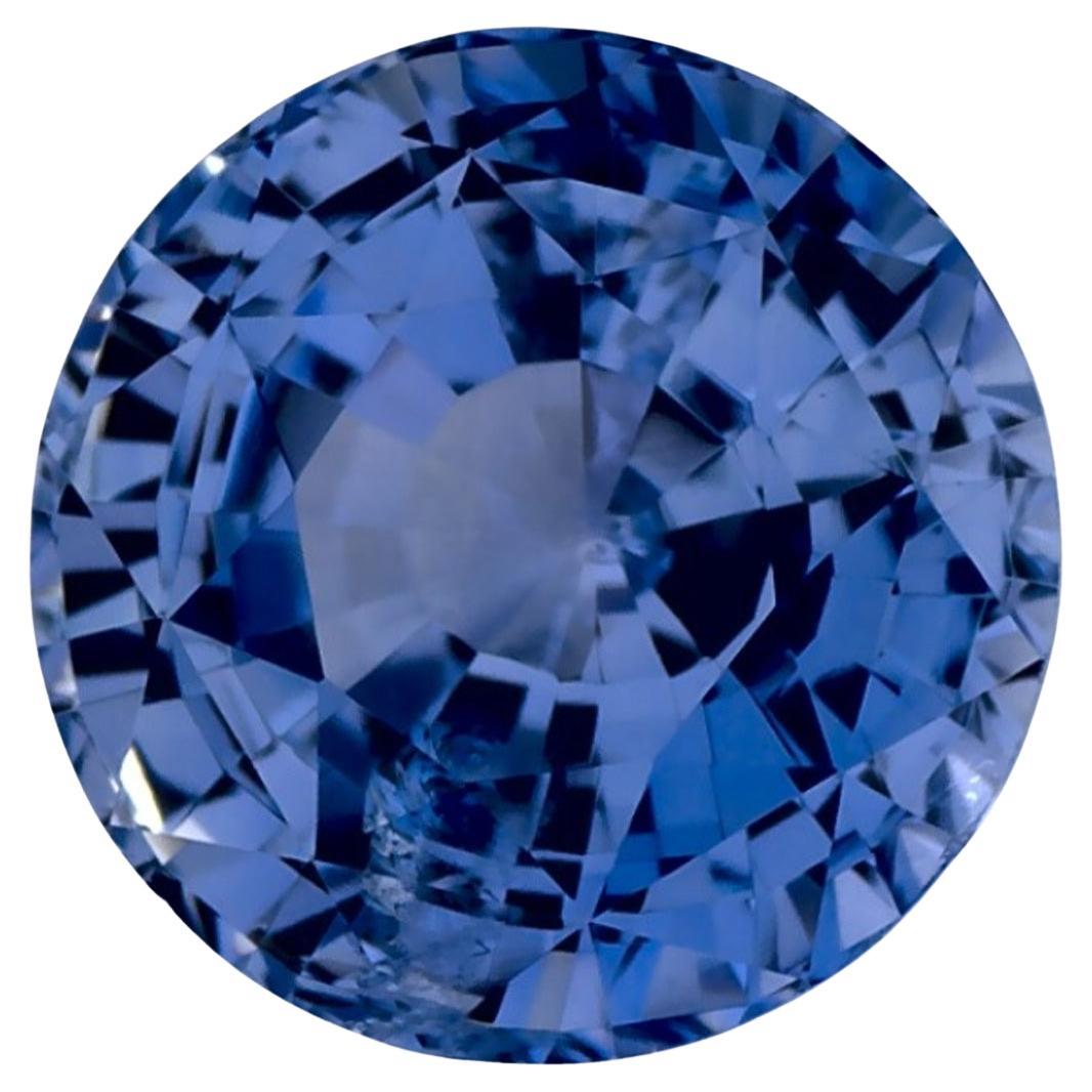 1.99 Ct Blue Sapphire Round Loose Gemstone (pierre précieuse en vrac)