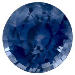1.99 ct Zafiro Azul Redondo Gema Suelta