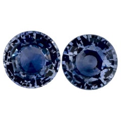 1.99 Ct Blue Sapphire Round Loose Gemstone