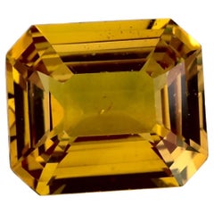 1.99 Ct Yellow Sapphire Octagon Loose Gemstone