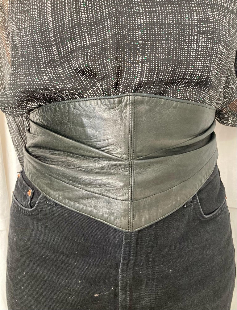 azzedine alaia corset belt