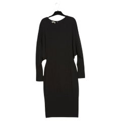 1990 Alaïa Iconic Black Knit Dress FR38/40 