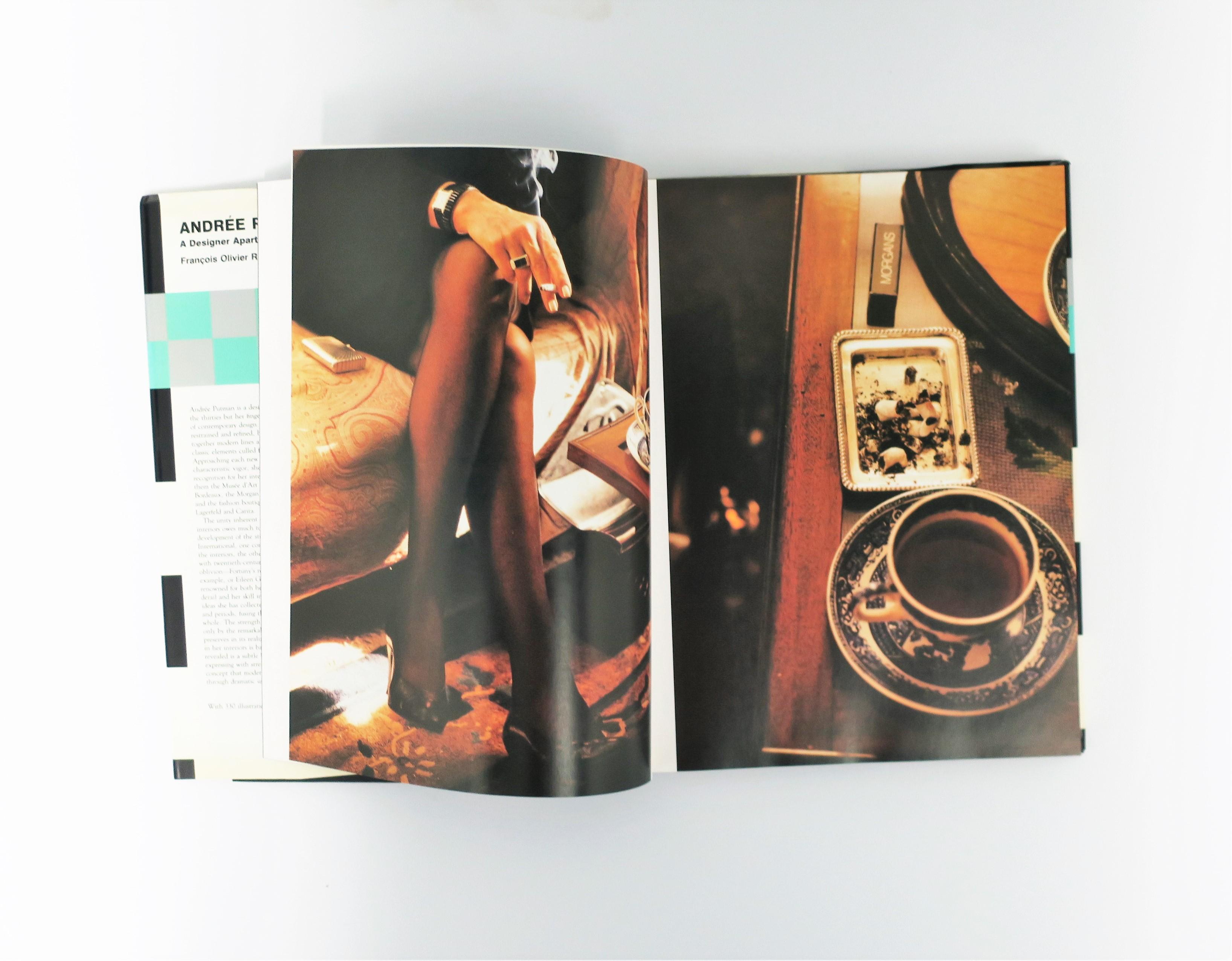 Andree Putman A Designer Apart Library or Coffee Table Book, 1990s 2