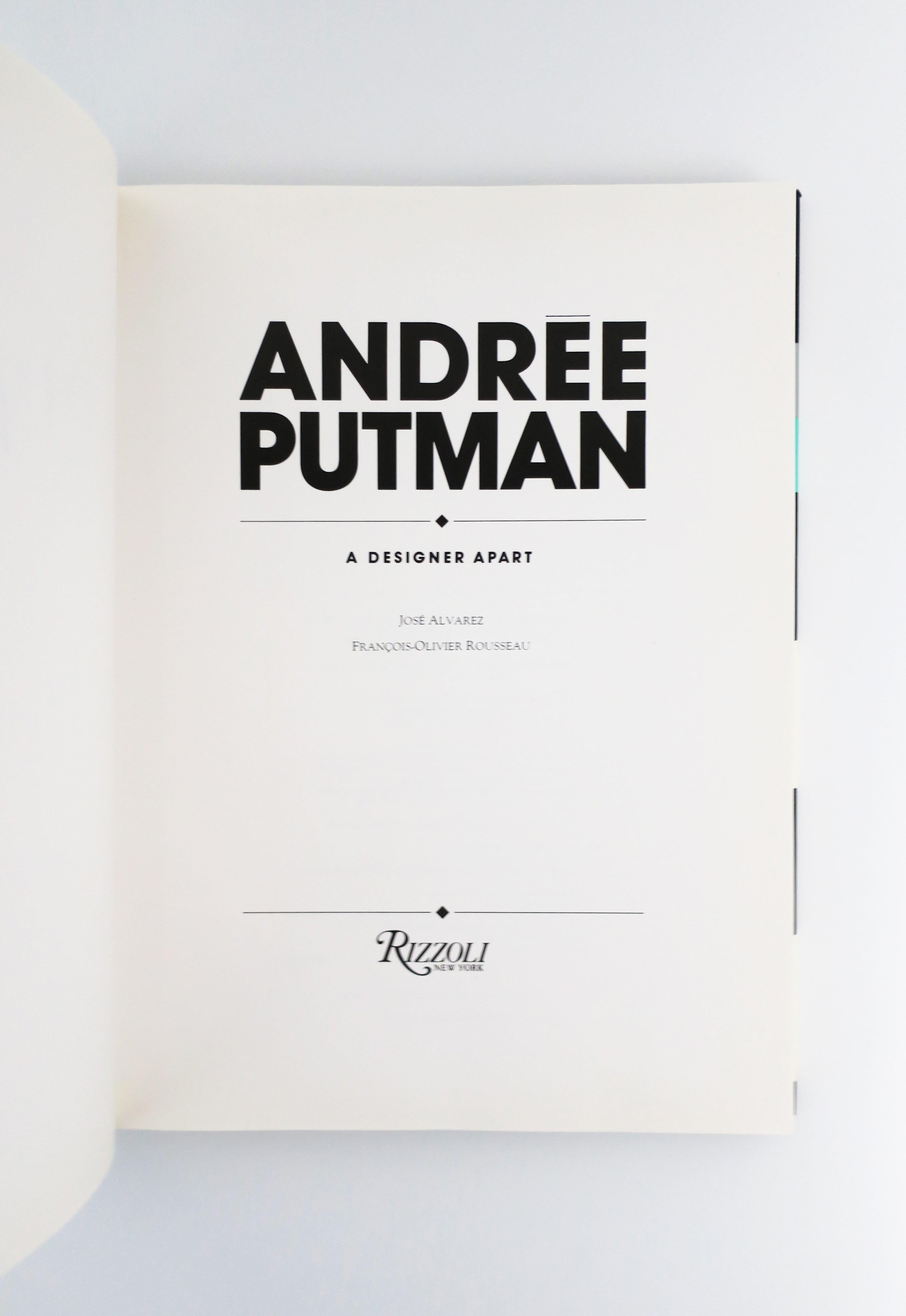 Spanish Andree Putman A Designer Apart Library or Coffee Table Book, 1990s