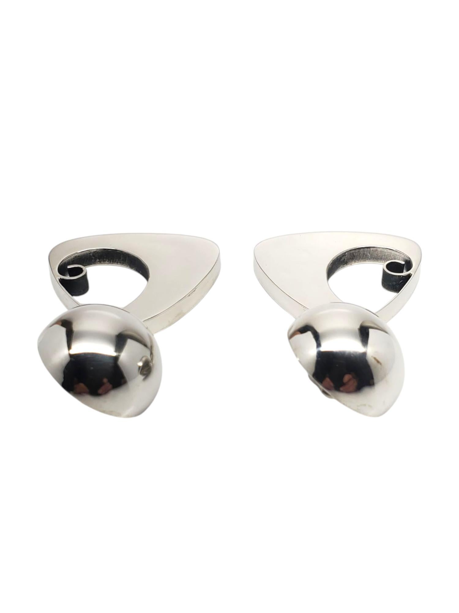 Moderno 1990 Brenda Schoenfeld Messico Orecchini Modernisti in Argento #20759 in vendita