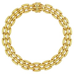 1990 Cartier Gentiane 18k Gold Necklace