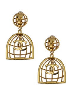 1990 Chanel birdcage clips
