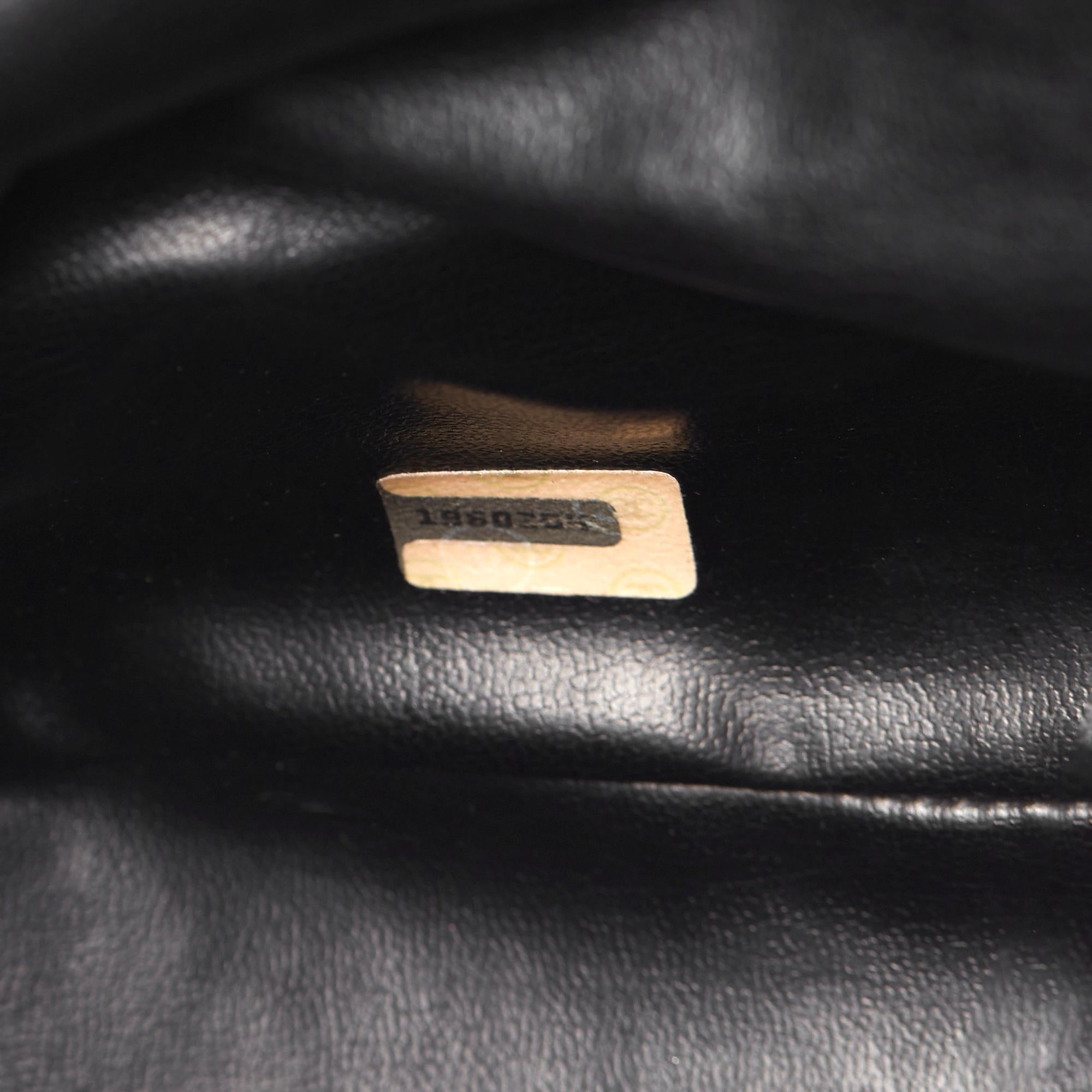 1990 Chanel Black Cavair Leather Vintage Timeless Single Strap Backpack 5