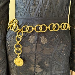 1990 Chanel Golden Rings  Belt