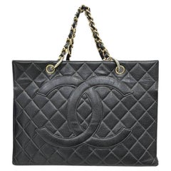 Chanel Caviar Leather Shopper Tote Bag - 56 For Sale on 1stDibs