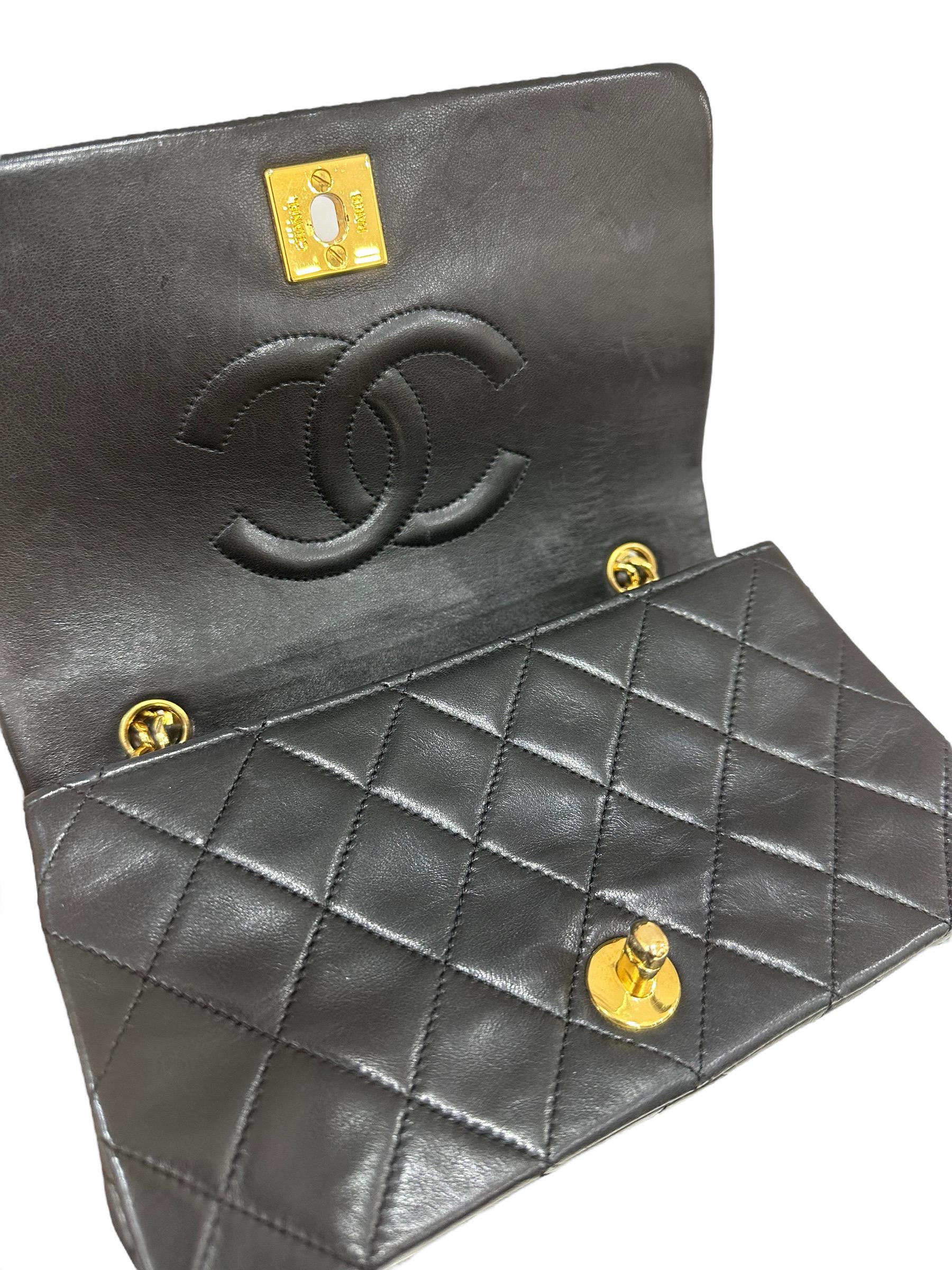 1990 Chanel Mini Flap Vintage Shoulder Bag 3