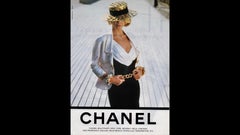1990 Chanel Runway Gold Lattice Ad Campaign Hat