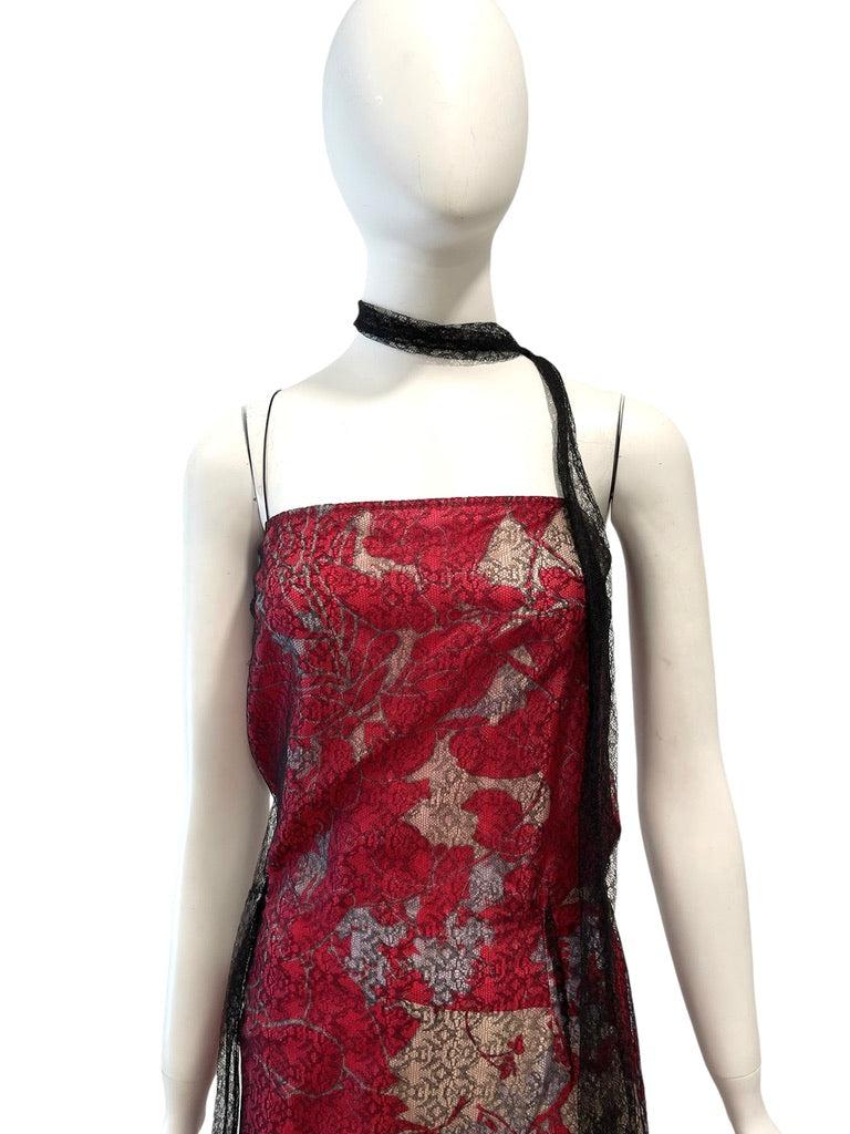 Women's 1990 Christian Lacroix Lace Dress For Sale