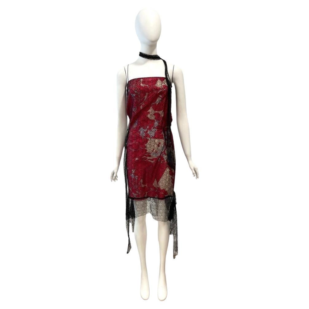 1990 Christian Lacroix Lace Dress For Sale