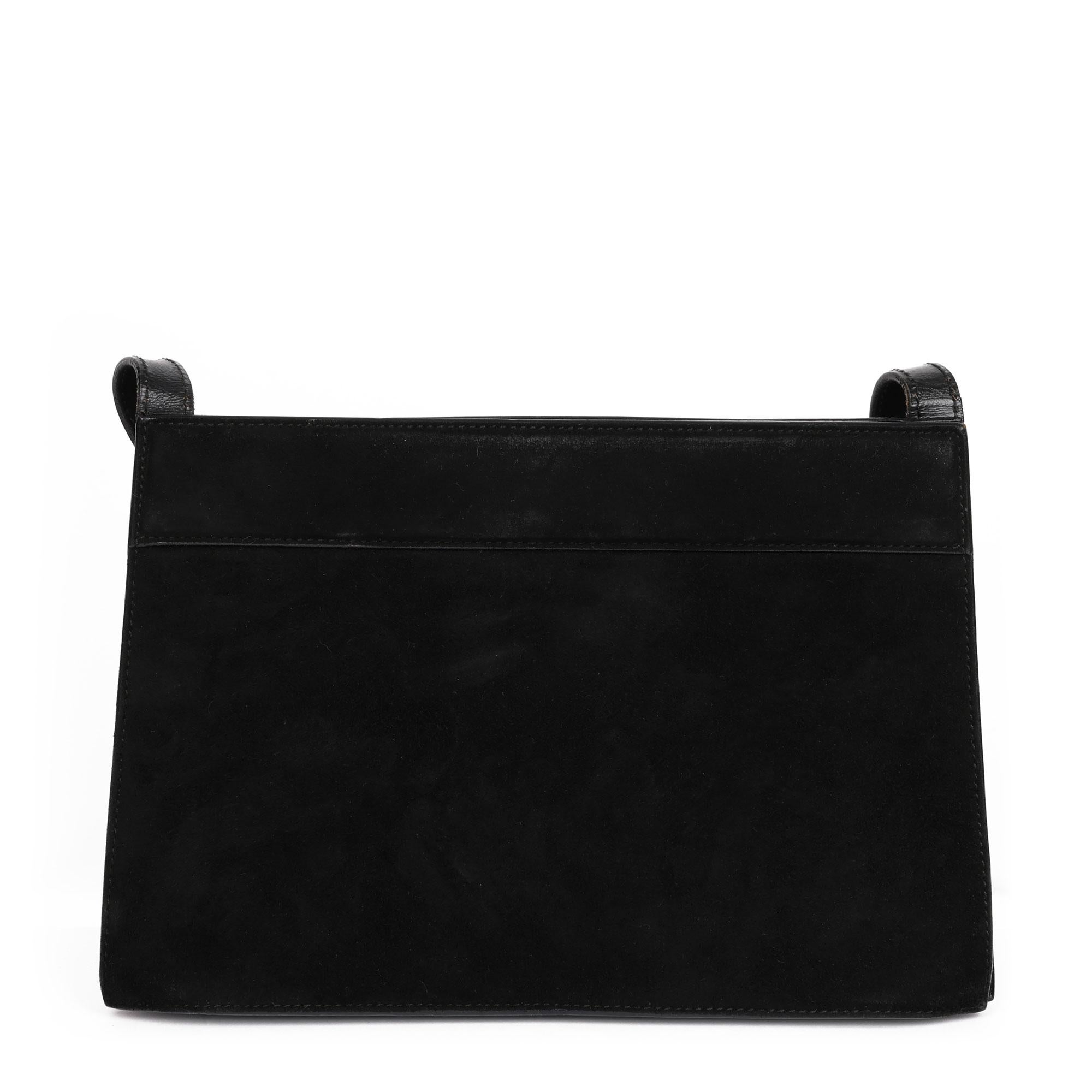 vintage gucci shoulder bag black