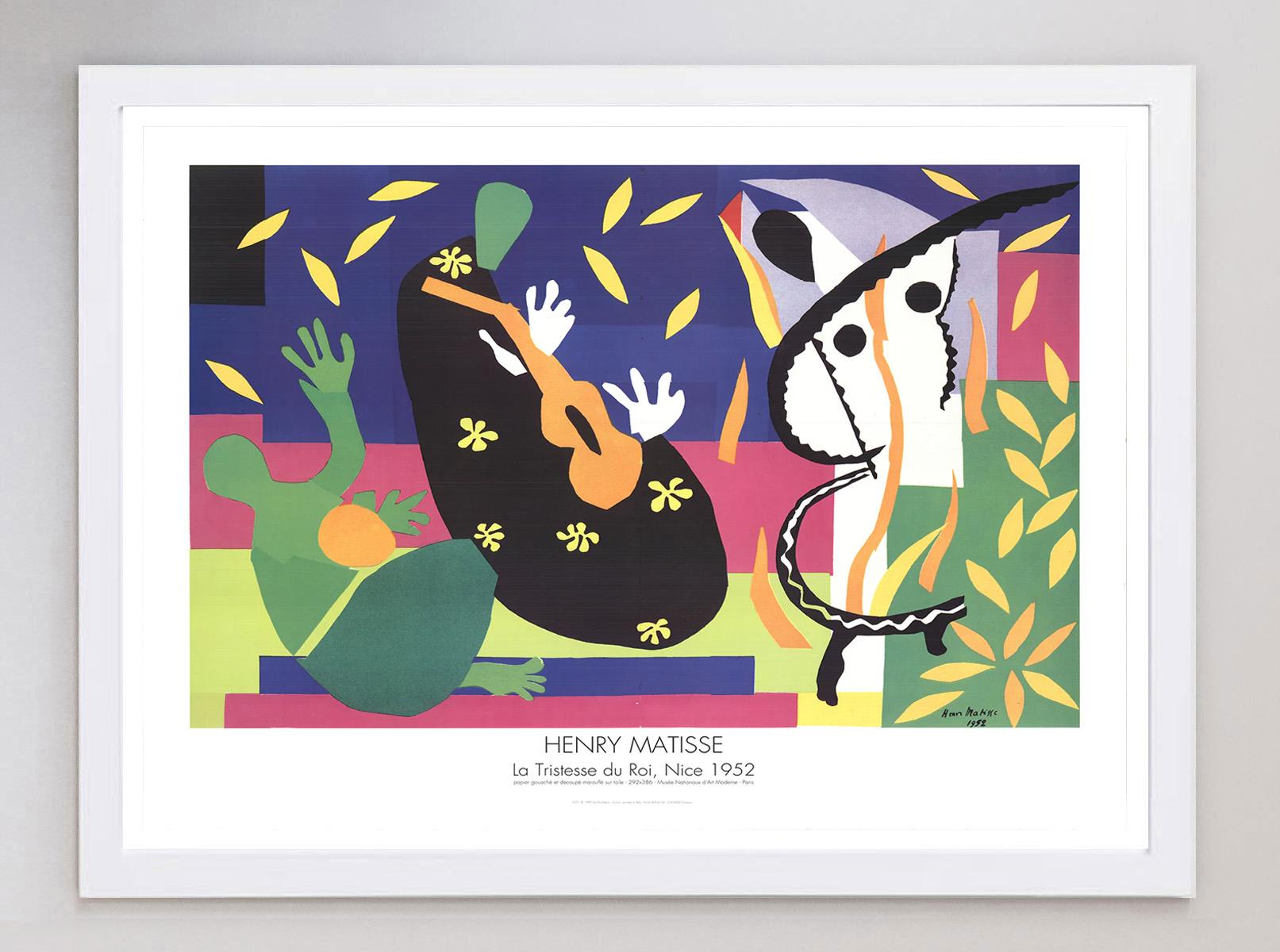 1990 Henri Matisse - La Tristesse du Roi - Nice Original Vintage Poster In Good Condition For Sale In Winchester, GB