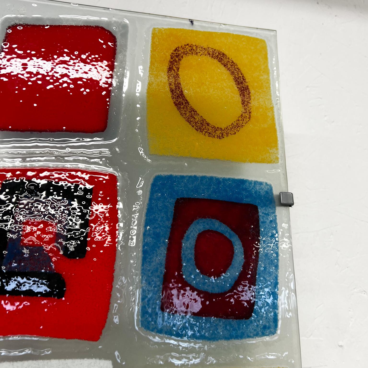 Applique murale en verre d'art abstrait coloré Ikea Gyllen, 1990 1